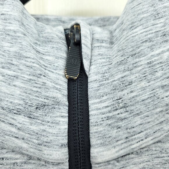 Lululemon Going Places Hooded Jacket Heathered Space Dyed Medium Grey / Black 10 - Picture 8 of 16